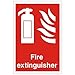 Price comparison product image Fire Extinguisher' Sign 200x300 Rigid Plastic