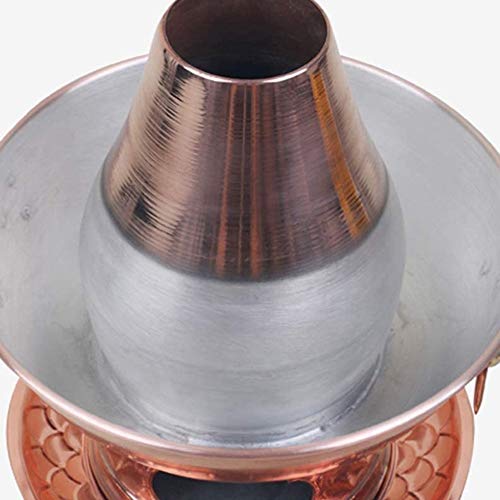 Olla tradicional china para hot pot 32 cm cobre miniatura 4
