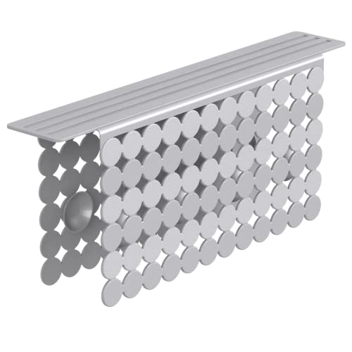Bligli tapete protector para divisor de lavabo plástico gris
