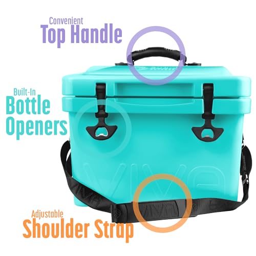Viva-14QT-On-The-Go-Portable-Hard-Cooler-Ice-Chest-Everyday-Beach-Sports-Gatherings-GroceriesMarket