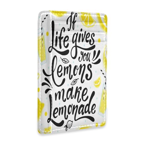 Slim Minimalist Wallet, Front Pocket RFID Blocking Leather Credit Card Holder