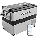 EUHOMY 12 Volt Refrigerator, 48QT(45L) Electric Cooler, 12V Fridge APP Control, 12V Cooler -4?~68?, Portable Freezer 12/24V DC 110-240V AC for Camping, Travel, Truck, Home