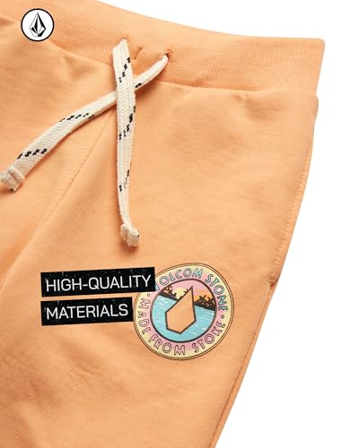 Volcom Girls Toddler Sweatsuit - 2 Piece Frech Terry Crew Neck Pullover Girls Sweatshirt and Toddler Kids Sweatpants4