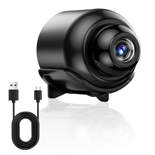 Mini Cámara de Vigilancia WiFi 1080P con Visión Nocturna Infrarroja y Detección de Movimiento, Cámara de Seguridad Interior para Hogar, Tienda o Bebé, Lente Gran Angular 140°, Grabación con Tarjeta SD - imagen 7
