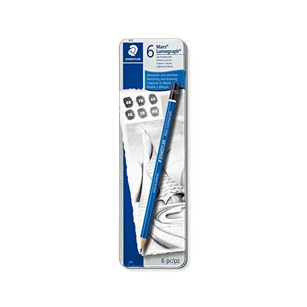 STAEDTLER Zeichenbleistifte Mars Lumograph, unglaublich bruchfeste Premium-Bleistifte, hohe Qualität, spezielle…