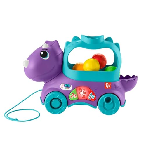Image of Fisher-Price Ball Fun Pull-Along Dino, Version: UK-English, HNR50