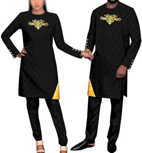 Costume Dashiki africain imprimé ensemble chemise et pantalon de fête XL