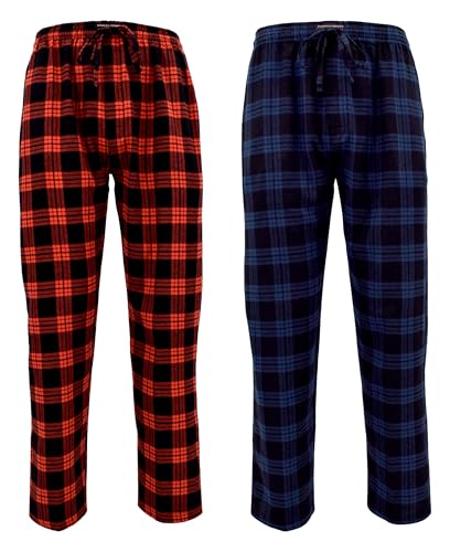 Image of Andrew Scott Men's Flannel Drawstring Pajama Pants | Plush Flannel Fleece | Pockets | Drawstring
