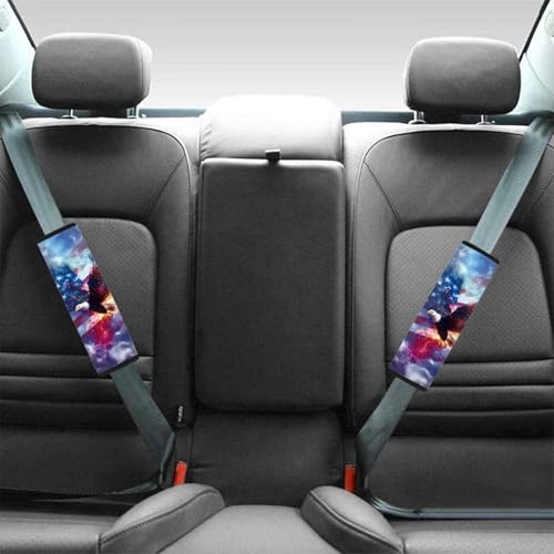 Image of AFPANQZ 3D Eagle Flag Auto Seat Belt Covers for Adults Children 2 Pack Safety Seatbelt Pad Cushion Kit Universal Daiper Bag Backpack Shoulder Straps Pads Comfortable Universal