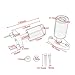 Coolsheep Motorcycle Frame Slider Crash Protector for 125 200 250 390 2011-2020