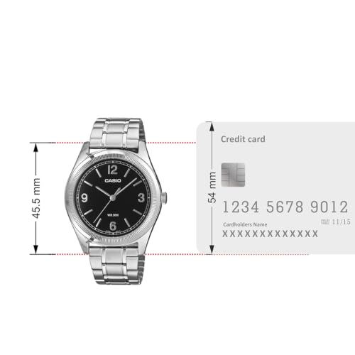 Image of Casio MTP-B210D-1AVDF Analog Black Watch Men (A2561)