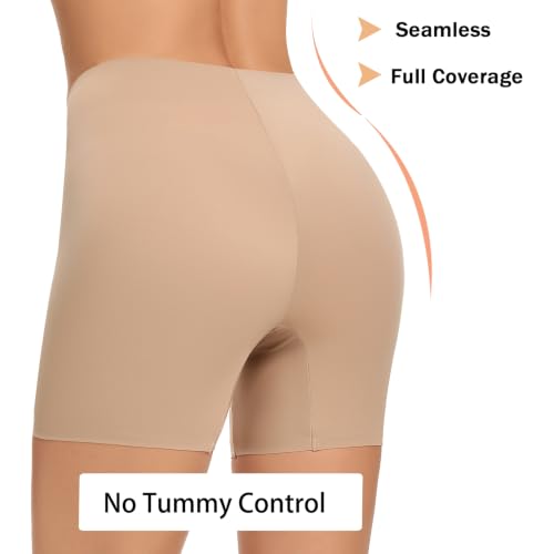 Image of Womens Seamless Shaping Boyshorts Panties Tummy Control Underwear Slimming Shapewear Slip Shorts