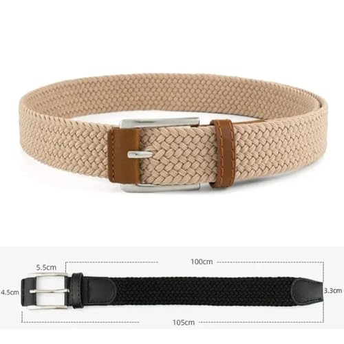 1pc Stretch Woven Braided Belt for Men Women Junior Casual Jeans Pants Golf Belt Canvas Belt4