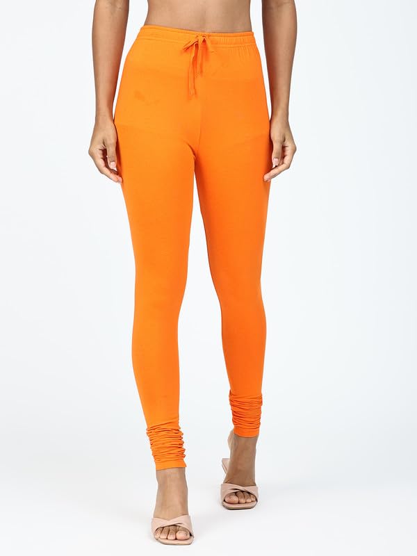 Image of Robinbosky Cotton Churidhar Leggings for Women - Stylish, Stretchable & Flattering Fit for All-Day Comfort