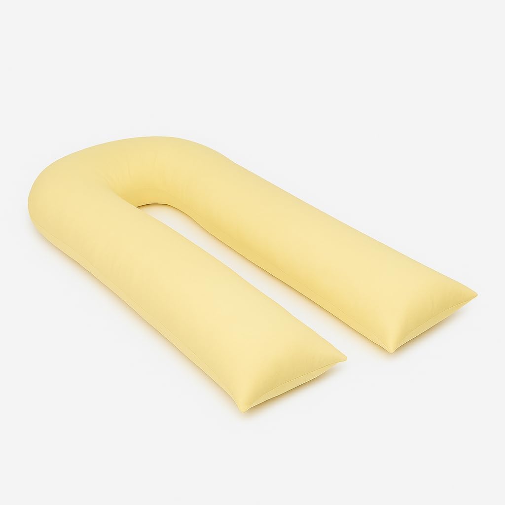 12ft U V Maternity Pillow Cover Only Yellow