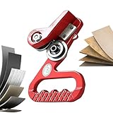 Bkljkf Blechschere | Robuste Doppelradschneider mit Spannungseinstellung und manueller Zug – Metallschneider | für Stahl, Aluminium, Blech, Karton und Ummantelung