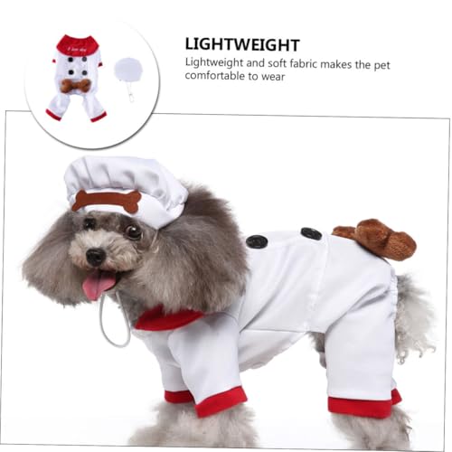 Disfraz para Perro Halloween Talla L Blanco miniatura 5