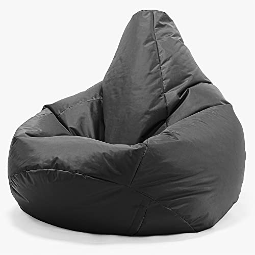 Big Bertha Original, Pouf Fauteuil Gamer, Pouf Poire, Extérieur, Noir Cover