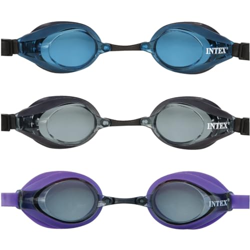 Lunettes Intex Pro Racing natation étui de 12 lunettes de sport