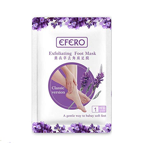 Foot Peel Mask - 2 Pack Lavender Baby Peeling Scrub Mask Dead Skin cells Remover Repairs Rough Heels & Get Smooth in 5 Days