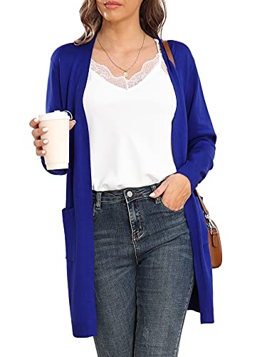 Image of VIISHOW Women's Classic Cardigans Long Sleeve Open Front Casual Knit Cardigan Sweaters Coat Soft Outwear