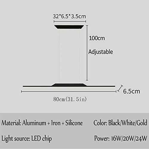 Lustre suspension LED dimmable minimaliste art moderne métal - 3