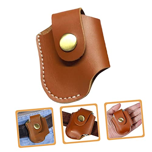 Funda para cinturón COLLBATH de estilo vintage con soporte protector de cuero 4