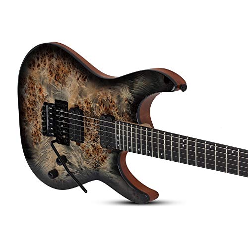 Schecter C-6 PRO FR Floyd Rose – Guitare électrique – Charcoal Burst - Les Beatles, Paul McCartney, John Lennon, RIngo Starr, George Harrison Schecter C-6 PRO FR Floyd Rose - Guitare électrique - Charcoal Burst – Image 3