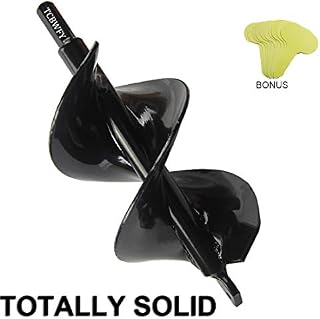 Auger Drill Bit Garden Totally Solid Barrel Dual-Blades Plant Flower Bulb Auger Spiral