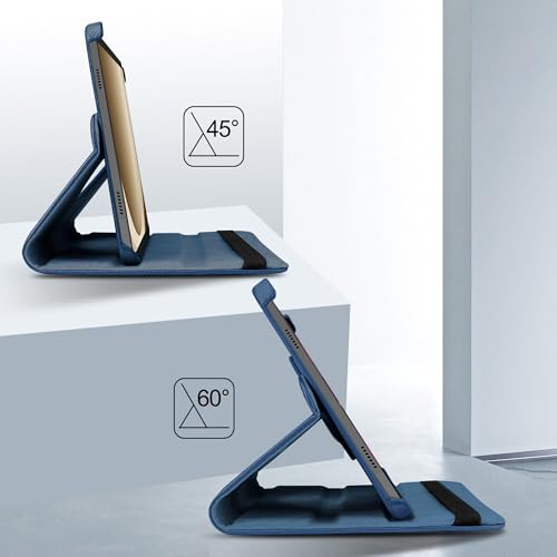 Image of TGK 360 Rotatable Flip Cover for Samsung Galaxy Tab A11+ Plus 11 Inch 2025 Case /Galaxy Tab A9 Plus 2023 (Dark Blue)