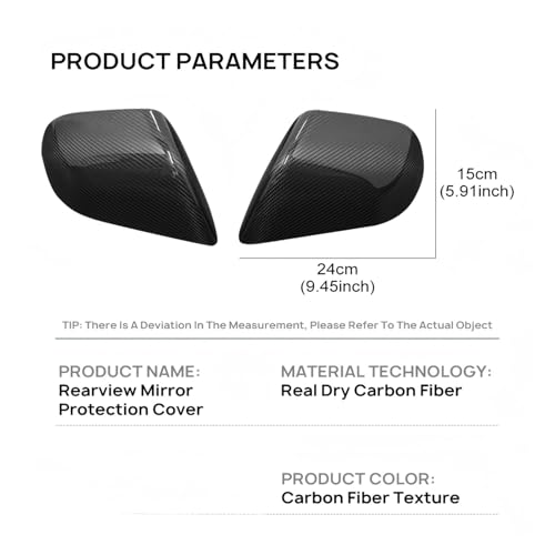 Rétroviseur Tesla Model 3 carbone mat 2016-2024 Highland - 2