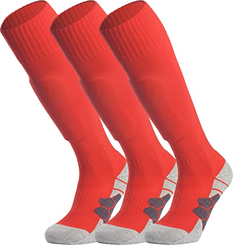 Image of APTESOL Knee High Sport Soccer Baseball Socks for Youth Boys Girls (1 /3 /5 Pairs)
