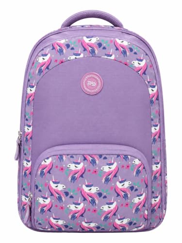 Image of PB Pearlbags LARSEN 21L Printed Casual Backpack,3 Compartment,Premium Fabric,Water Resistant Anti Theft,School & College Bag for Boys and Girls,Office & Travel Bag for Men and Women,46X31X15 Cms