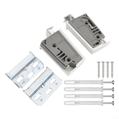 Honseadek Staffe di sospensione per mobili da cucina con capacità di 50 kg, progettate per montaggio a parete, include hardware e piastre per appendere