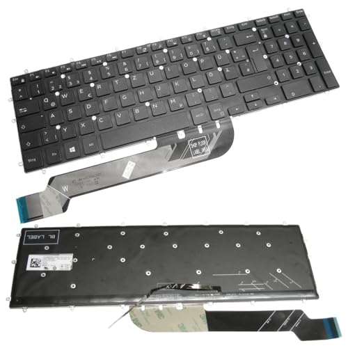 Original Laptop Notebook Tastatur Keyboard Deutsch QWERTZ kompatibel mit Dell Latitude 3590, Vostro 3583 3584 5568, G3 15 3579 G3 17 3779 G5 15 5587 G7 15 7588