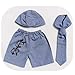 Vedory Baby Photography Props Boy Girl Blanket Stretch Wrap Swaddle for Photo Shoot Hat Blanket Outfits Newborn Photography (Figure A),0-3 Months