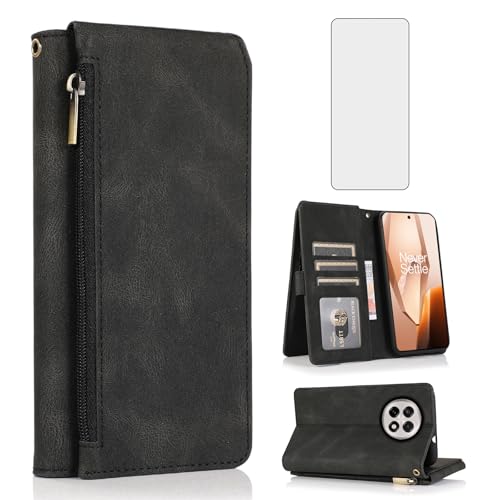 Coque pour Oneplus 13R Asuwish Noir évite rayures et casses