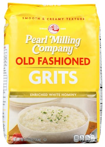 Quaker Grits Pearl Milling (Aunt Jemima) Old Fashioned Bag - 80 oz bag, 5 Pound (Pack of 1)