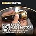 Andis 562312 Phenom Professional Corded/Cordless Hair Clipper, Adjustable Phaze Blade, Close Cutting, Gold