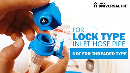 Image of LSRP'S Universal Fit 100% Flexible PVC - 4 Meter Water Washing Machine Pipe Inlet Water Hose Tube For Fully Automatic Top & Front Load With Washing Machine Tap Connector & Adapter Accessories items