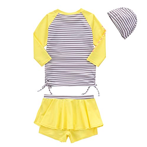 Image of Vivobiniya Kids Swimsuits Girl's Two-Piece Long Sleeve Swimsuits UPF50+