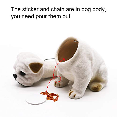 Rayberro K-105 Mary Paxton Bobble Head Bulldog,Car Decoration Nodding Dog Ornaments High Emulation Creative Dog Dashboard Crafts Dog Lover Gift thumb #4