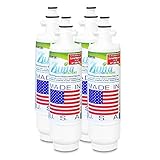 (4 Pack)LG ADQ36006102-S Compatible Refrigerator Water and Ice Filter by Zuma Water Filters (OPFL3)