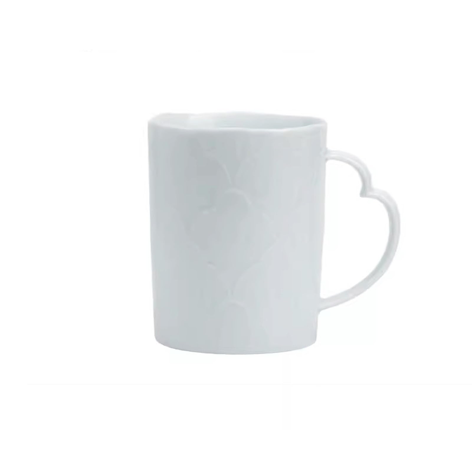Kaffeetasse Cyanfarbene Keramik-Kaffeetasse, geprägte Tasse, handgefertigte geprägte Tasse, einfache Tasse Teetasse