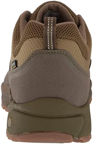 KEEN Men's Wasatch Crest Low Height Offset Laces Waterproof Hiking Shoes, Olive Drab/Dark Olive, 8 | Image 2