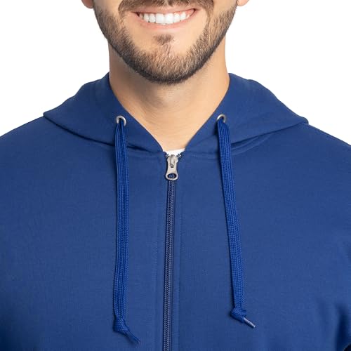 Image of Fruit of the Loom Eversoft Fleece Full Zip Hoodie Sweatshirt
