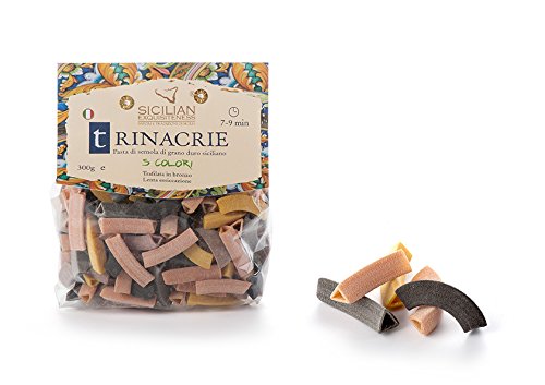 Daidone - Handmade Sicilian Trinacrie Pasta in 5 Colours- 12 Packs of 300g