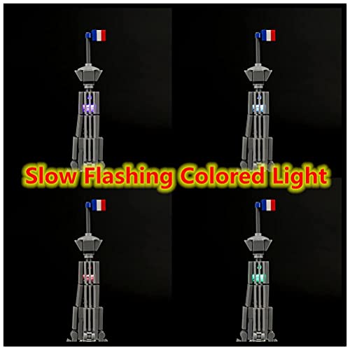 Image of GEAMENT LED Light for (Architecture Paris with Eiffel Tower) Building Blocks Set - Compatible with LEGO 21044 Skyline Building Model (Model Set Not Included)