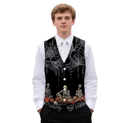 Mens Vest Formal Suit Vest Fit for Party/Dinner, with Pockets