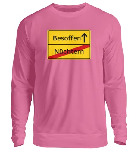 Pull Malle Besoffen Nüchtern sweat humour allemand sweat-shirt oversize de fête